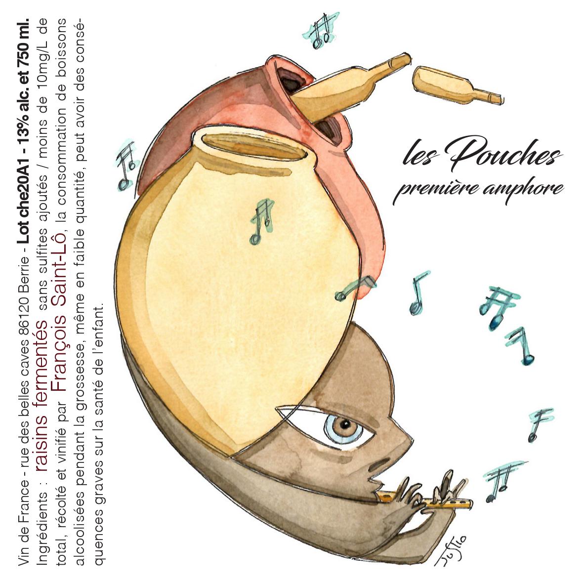 François Saint-Lô, Les Pouches Maceration Amphore 1 2020, Chenin Blanc