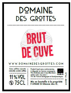 Romain Des Grottes, Brut De Cuve, Gamay, Beaujolais 2023