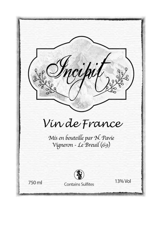 Nicolas Pavie, Incipit, Fatum 2021