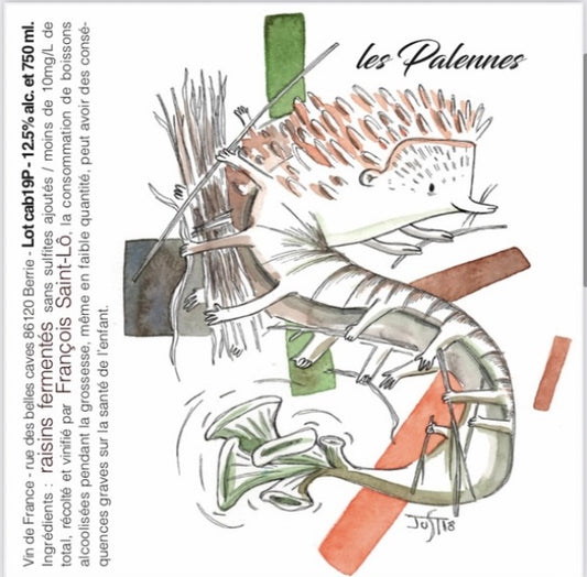 François Saint-Lô, Les Palennes 2019. Cabernet Franc