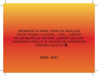 Laurent Saillard, Grenache, Syrah 2021