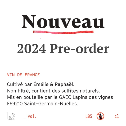 Raphael Beysang Beaujolais Nouveau 2024