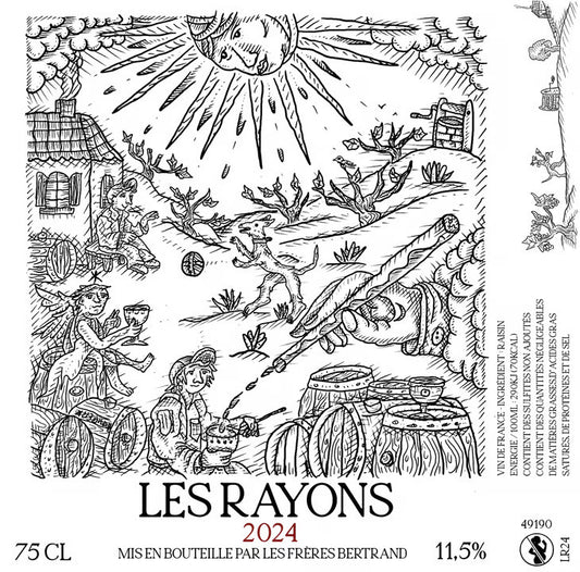 Les Frères Bertrand, Les Rayons, Chenin Blanc, 2024