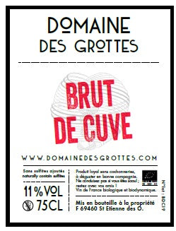 Romain Des Grottes, Brut De Cuve, Gamay, Beaujolais 2021