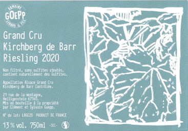 Domaine Goepp, Grand Cru Kirchberg De Barr Riesling Vertical Tasting three-pack: 2019, 20 & 21